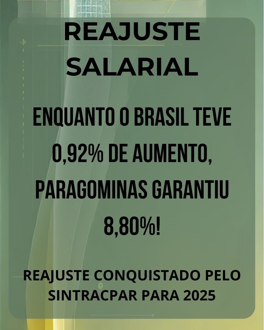 📰 Reajuste Salarial 2025: SINTRACPAR garante aumento acima da média nacional para o comércio de Paragominas