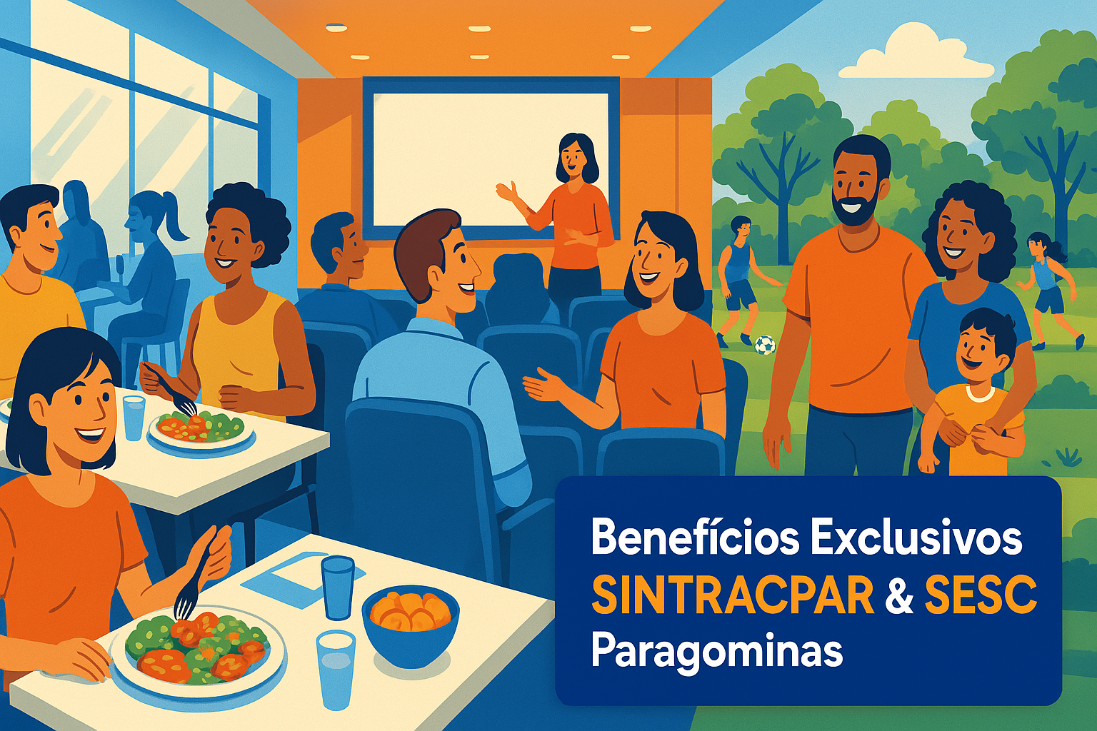 🟠 Associado do SINTRACPAR tem acesso ao cadastro no SESC Paragominas!